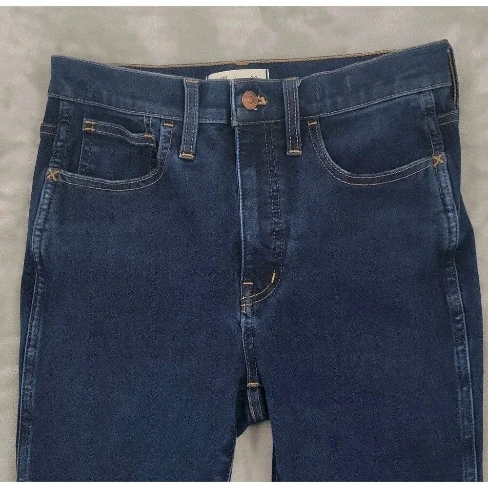 Madewell Womens Jeans Size 27 Roadtripper Jegging Dark Blue Wash